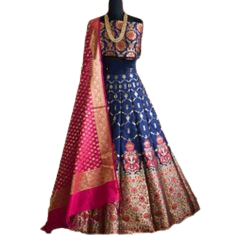 Mahi DN20 Banarasi Jacquard Silk Lehenga Choli